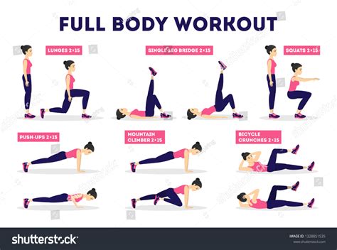Full Body Workout Images Stock Photos And Vectors Shutterstock
