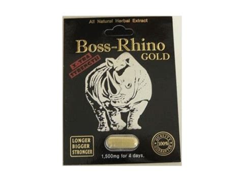 Boss Rhino Gold Male Growth Enhancement Pills Male Dick Pills 24 Pills Box