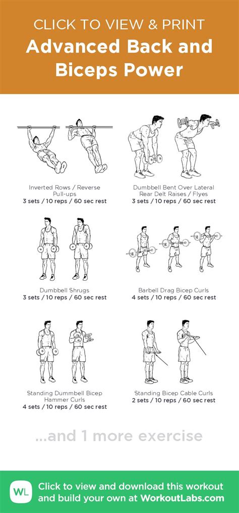 Advanced Back And Biceps Power Click To View And Print This