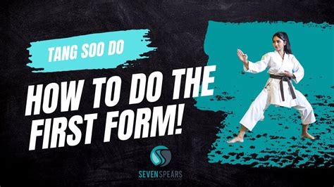How To Do The First Tang Soo Do Form Youtube
