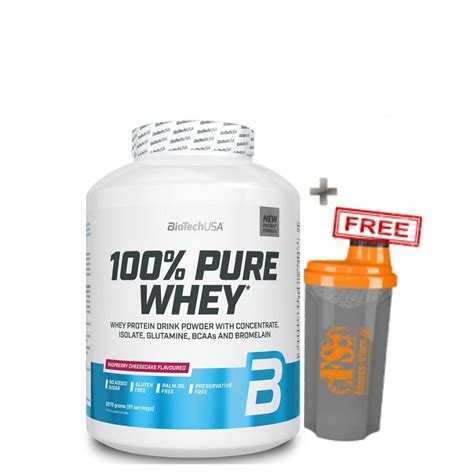 Biotechusa 100 Pure Whey 2270 Gr ΔΩΡΟ Shaker Fs 700ml