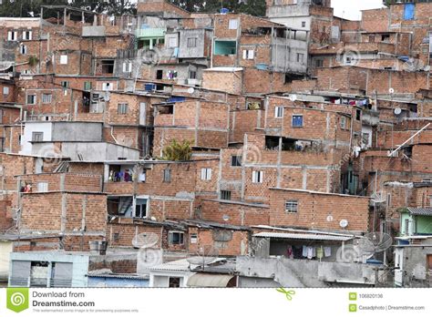 Campo de sao paulo marte აეროპორტში. Slum, Neighborhood Of Sao Paulo, Brazil Stock Photo ...