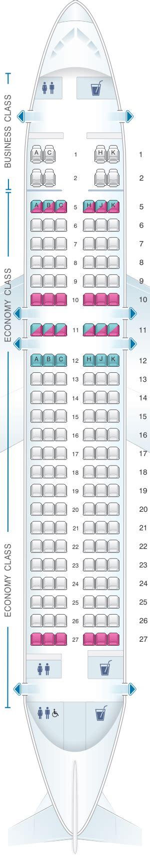 Aircraft Airbus A320neo Seat Map Image To U