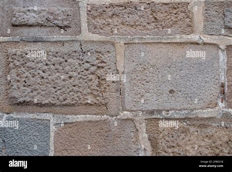 Texture Of An Old Ancient Weathered Stone Wall Background Image Stock