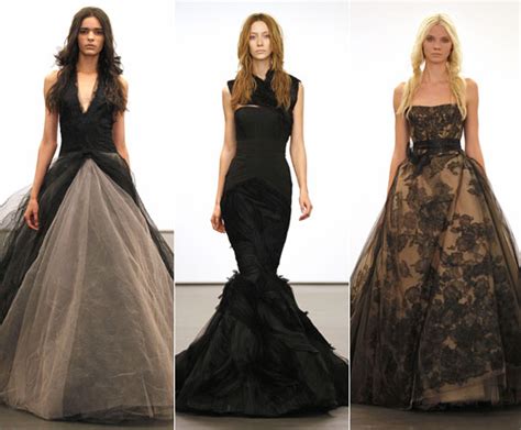 Vera Wang Black Wedding Dresses