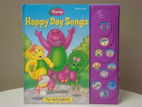 Barneys Happy Day Pop Up Song Book Hardcover