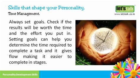 Time Management Personality Development Skills Part 6 Letstalk