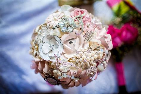 Pretty In Pink Brooch Bouquet Weddingbee Photo Gallery