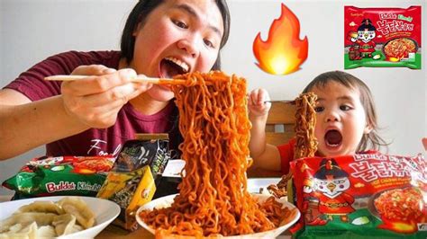 SPICY Korean FIRE NOODLE Challenge Mark Wiens The Food Ranger Best