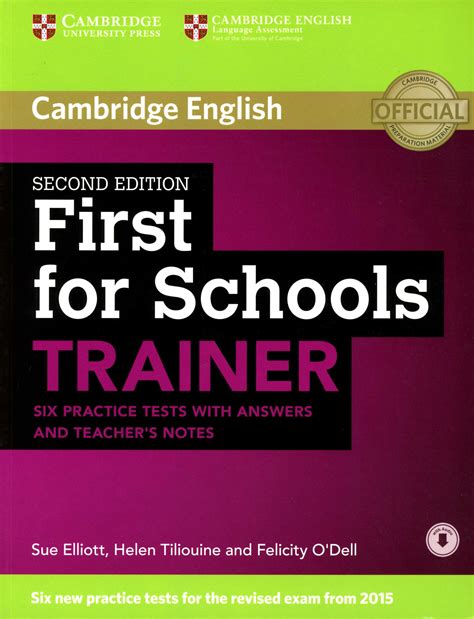 Cambridge First For Schools Trainer 2ed With Key Estari Libros