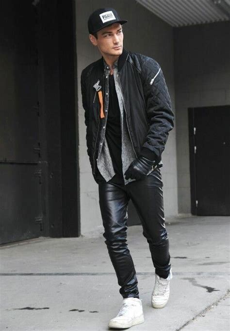 Masculine Beauty Leather Edition Mens Leather Trousers Mens Fashion