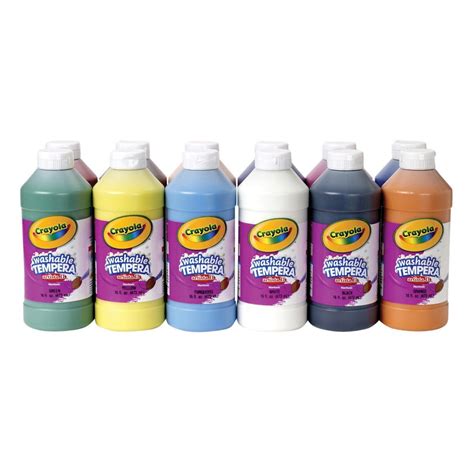 This Is A Nice Set Of Washable Tempera Paint Painting Paint Crayola
