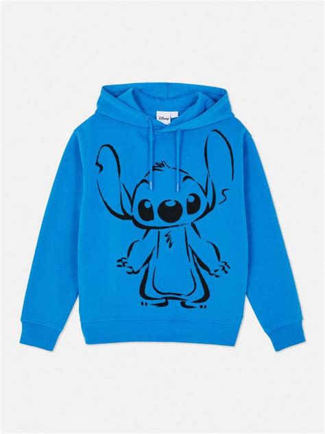 Disney Lilo And Stitch Sketch Pullover Hoodie Womens Sweaters