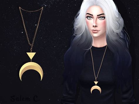 Dance To Your Own Lune Necklace Ts4• Standalone • 4 Swatches • Mesh