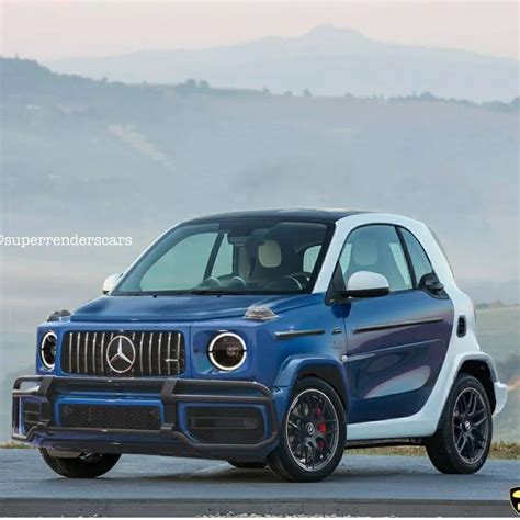 G 63 Smart Fortwo Looks Like The Cutest Tough Little Mercedes Amg Ever
