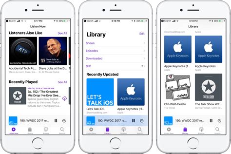 Hands-on with iOS 11's overhauled Podcasts app