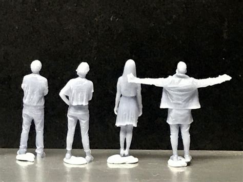 164 Scale Miniature People Resin Unpainted Great For Etsy