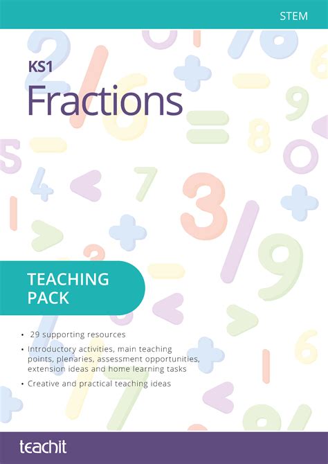 Fractions At Ks1 Ks1 Maths Teachit Primary