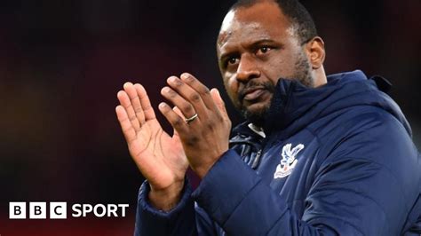 Crystal Palace Vieira Didnt Understand Point Of Meeting Bbc Sport