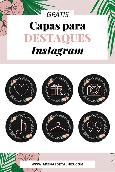 Capas Prontas E Gratuitas Para Os Destaques Do Instagram Artofit