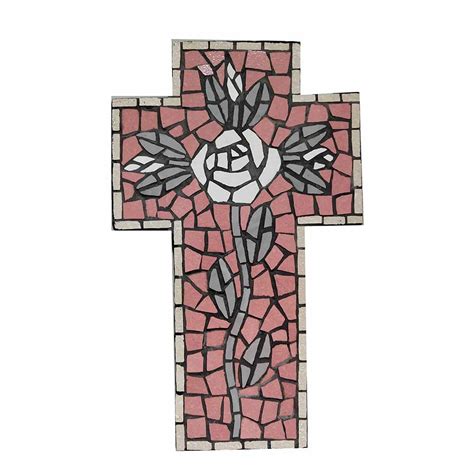 Large Mosaic Cross Floral 4 Nvc Foundation A Philippine Charity