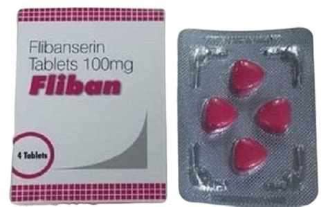 Fliban 4 Tablets Flibanserin Tablets 100 Mg For Adults General
