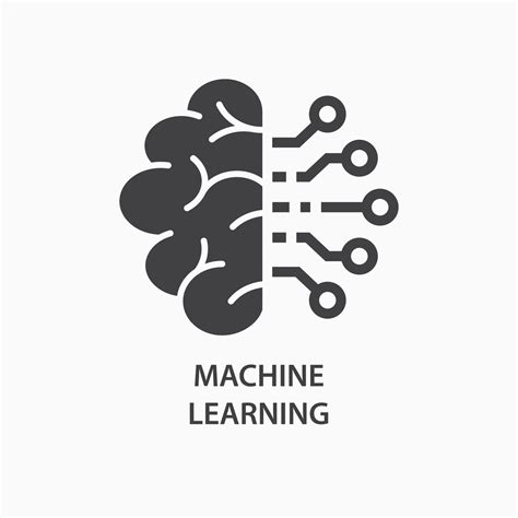 Machine Learning Icon Artificial Intelligence Smart Machine Logo