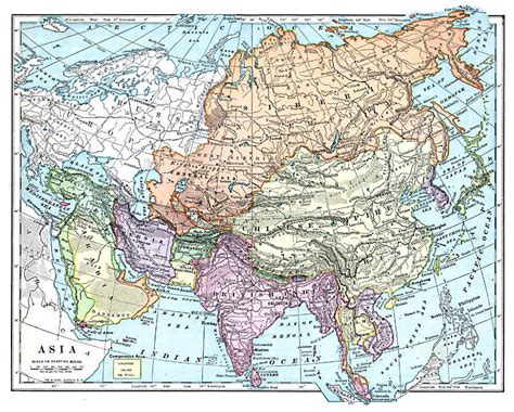 Asia Maps History