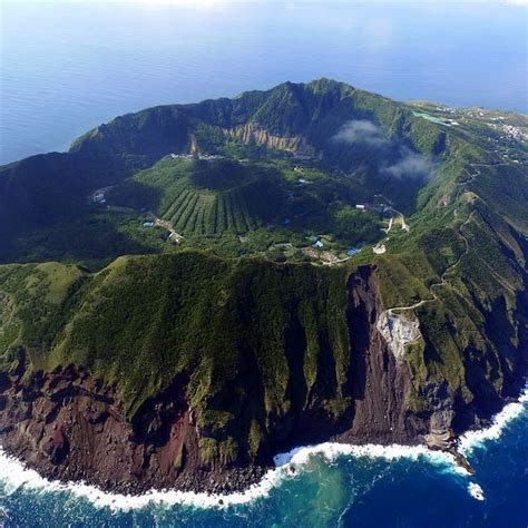 The Inhabited Volcanic Island Of Aogashima Japan Amusing Planet