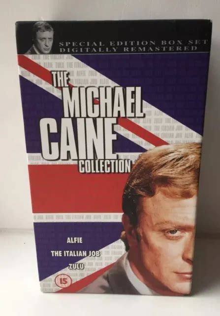 The Michael Caine Collection Vhs Video Box Set Alfie The Italian Job Zulu Picclick Uk