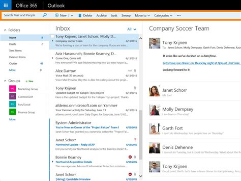 Web Version Of Outlook For Office Business Users Gets A New UI And More Features Windows