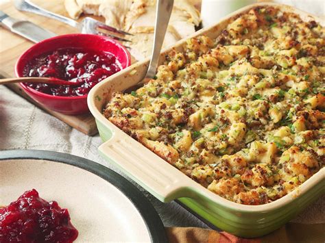 Classic Sage And Sausage Stuffing Dressing Recipe