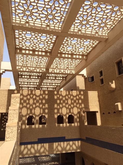 Arabesque Pattern In The Courtyard Riyadh Ksa ©blue Abaya Photography