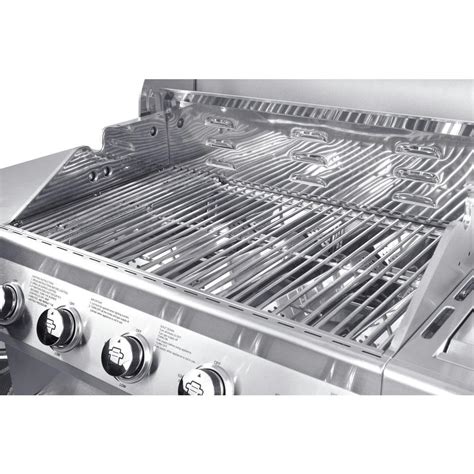 nexgrill evolution 5 burner propane gas grill in stainless steel with mrorganic store