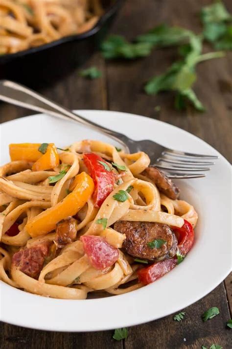 Reduce heat to medium low and add in the half and half. Creamy Cajun Pasta with Smoked Sausage | Recipe