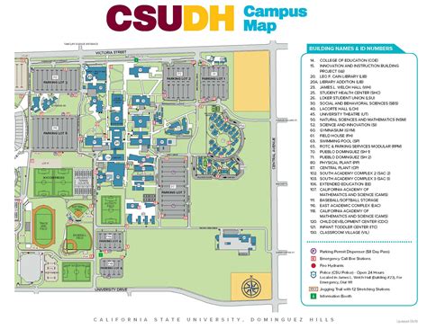 Cal State La Campus Map Maping Resources