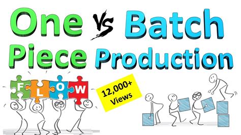 One Piece Flow Vs Batch Production Lean Manufacturing Explained With