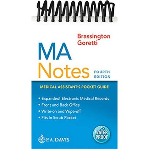 Ma Notes Medical Assistant Pocket Guide 4th Edition