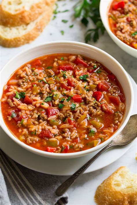 Cozy Stuffed Pepper Soup Cooking Classy