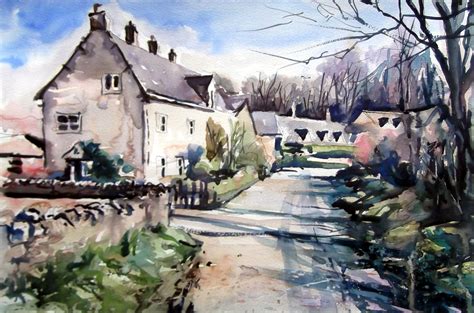 Pin By Regina On Artists Watercolor Paintings Cotswold Villages Artist