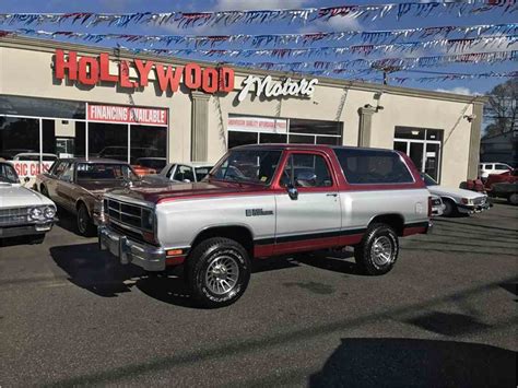 1988 Dodge Ramcharger For Sale Cc 1042315