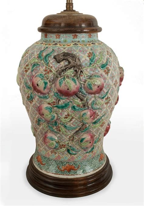 They feature traditional designs, patterns and motifs, each with their own auspicious meaning. Pair of Asian Chinese Style, Large Ginger Jar Shaped ...