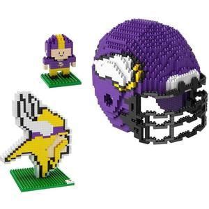 The minnesota vikings are a professional american football team based in minneapolis, minnesota. Minnesota Vikings NFL 3D BRXLZ Puzzle Collector's Set ...
