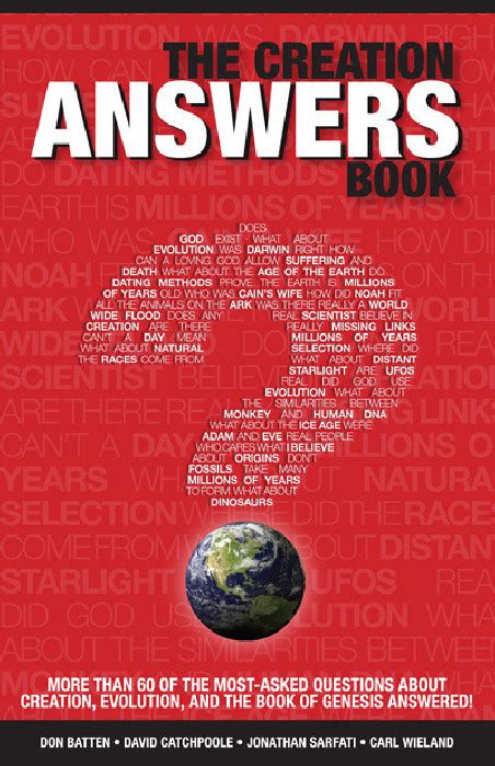 the creation answers book