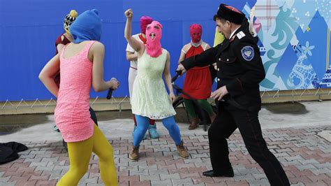 Video Pussy Riot Defies Ban On Sochi Protests Skewers Putin The Two Way Npr
