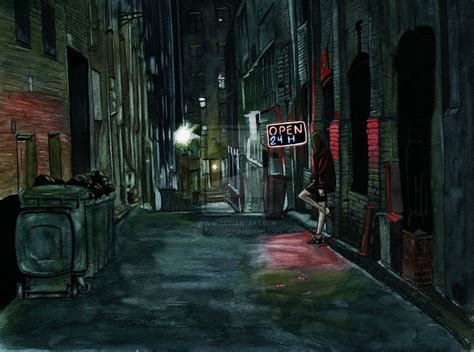 無料ダウンロード！ √ Alleyway Dark Anime Street Background 270262 Apictnyohqdcx