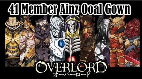 41 Anggota Guild Ainz Ooal Gown Characteroverlord Youtube