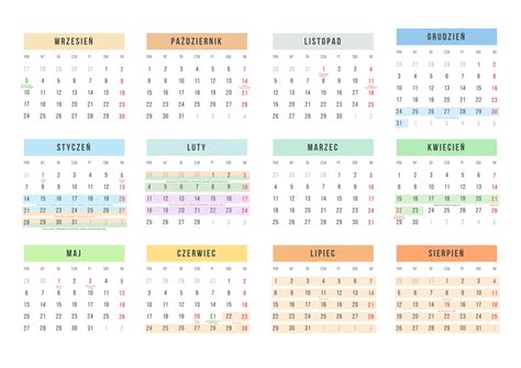Kalendarz roku szkolnego 2018/2019 ONLINE DO POBRANIA i WYDRUKOWANIA ...