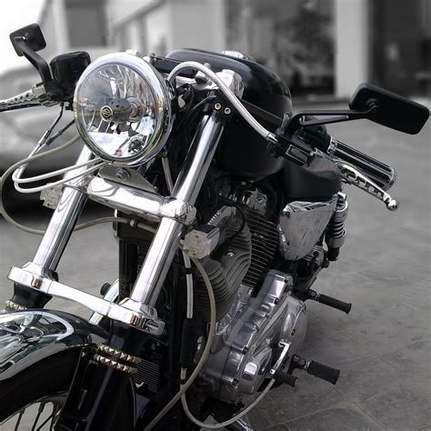 Ryde Black 10mm8mm Rectangle Universal Motorcycle Mirrors Bike