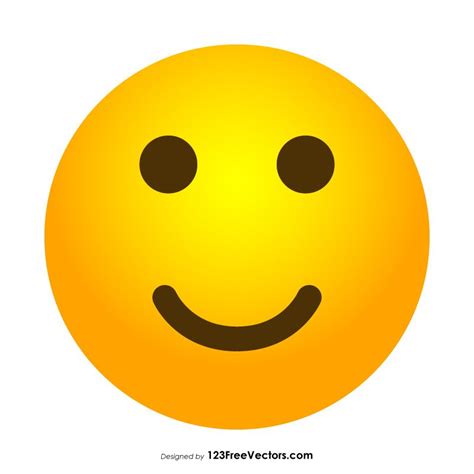 Slightly Smiley Face Emoji Slightly